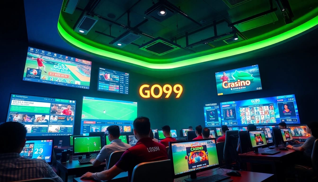 Experience the excitement of online gaming at https://go99.now/, featuring a vibrant betting atmosphere.