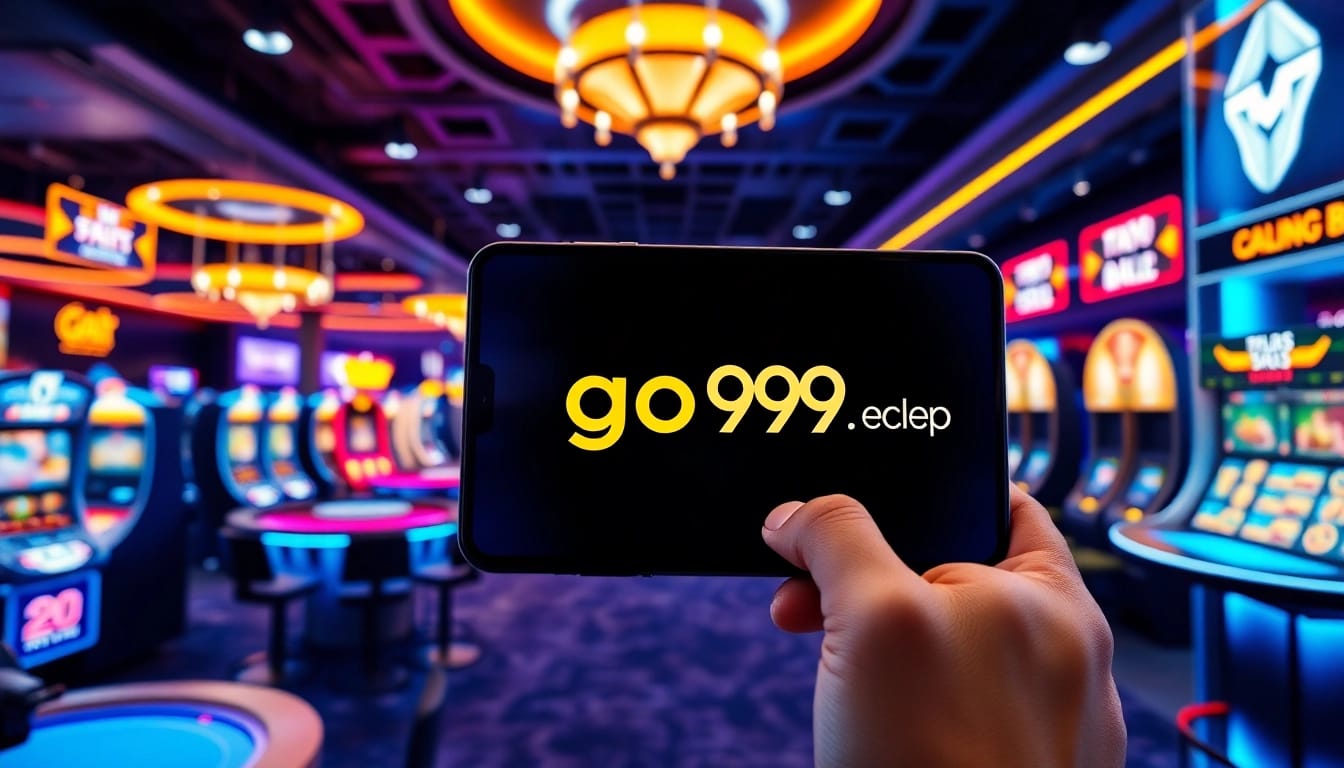Experience the innovative online gambling interface of https://go99.cheap/ with vibrant colors and modern gaming elements.