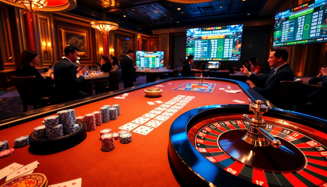 C168 gamblers strategizing at a luxurious casino table while engaging in high-stakes play.