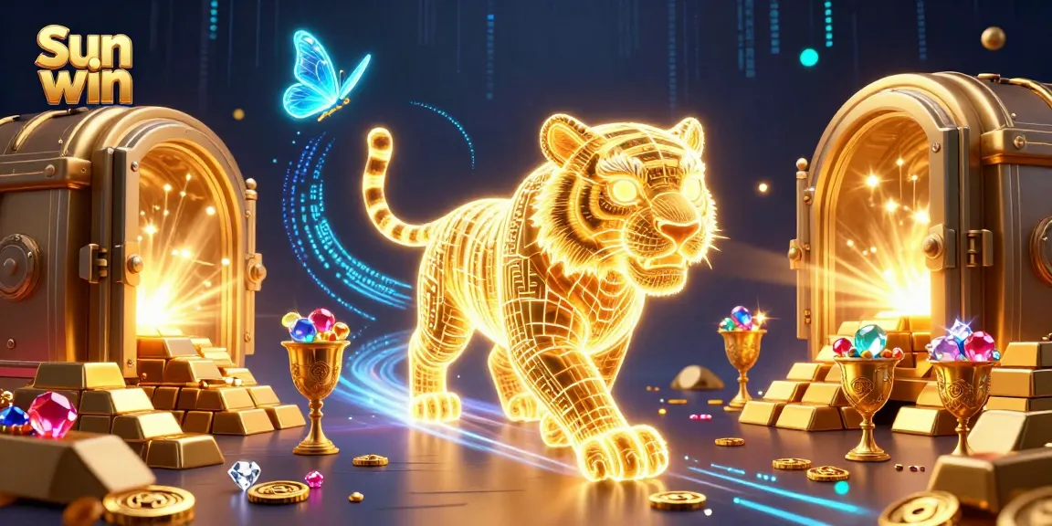 Experience thrilling gameplay with Sun win in this vibrant digital casino scene packed with treasures.