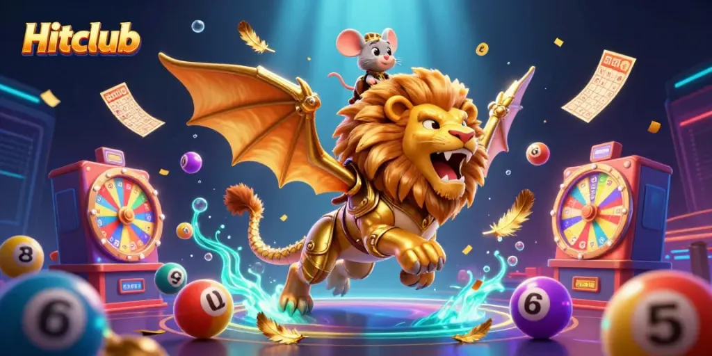 Experience thrilling gameplay with Hitclub's vibrant casino elements and dynamic characters in action.