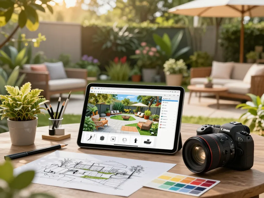 Visualize your unique outdoor space using the configuratore 3D outdoor, featuring design tools and personalized elements.