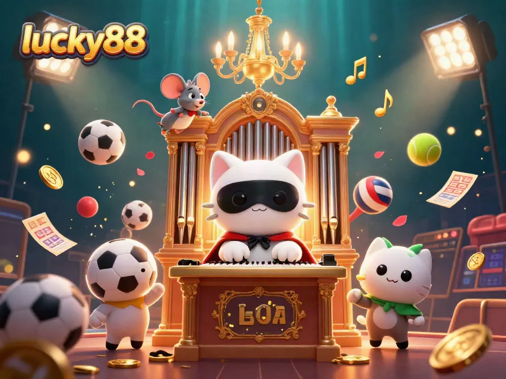 Engage in exciting gameplay at lucky88, featuring a vibrant casino scene with dynamic elements.