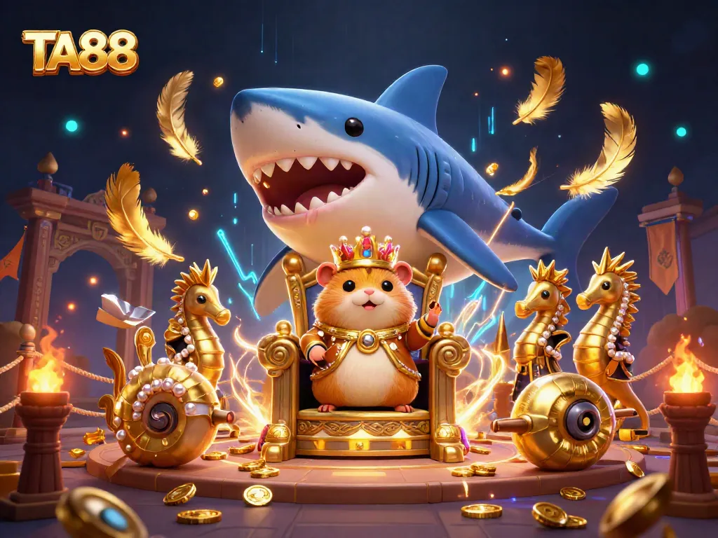 Experience thrill and excitement at TA88, where the golden hamster king commands the gaming scene.