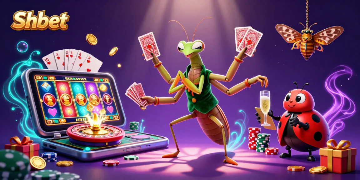 Experience thrilling gameplay at Shbet, with vibrant casino elements and a charming atmosphere