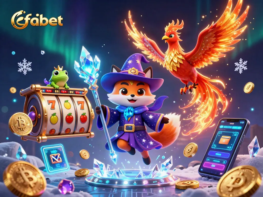 Experience thrilling gameplay at fabet with captivating casino elements and vibrant magic effects.