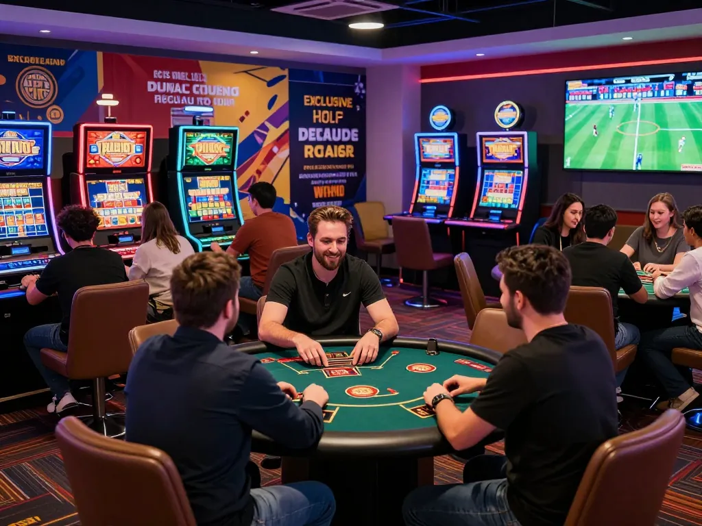 Exciting online gaming scene at https://789p1.de.com featuring players enjoying a vibrant casino atmosphere.